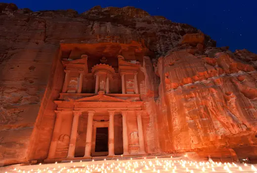 Candle Ceremony at Petra, Jordan